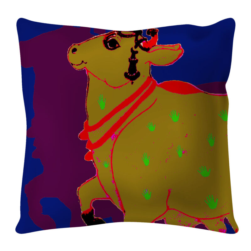 Cow Blue Cushion