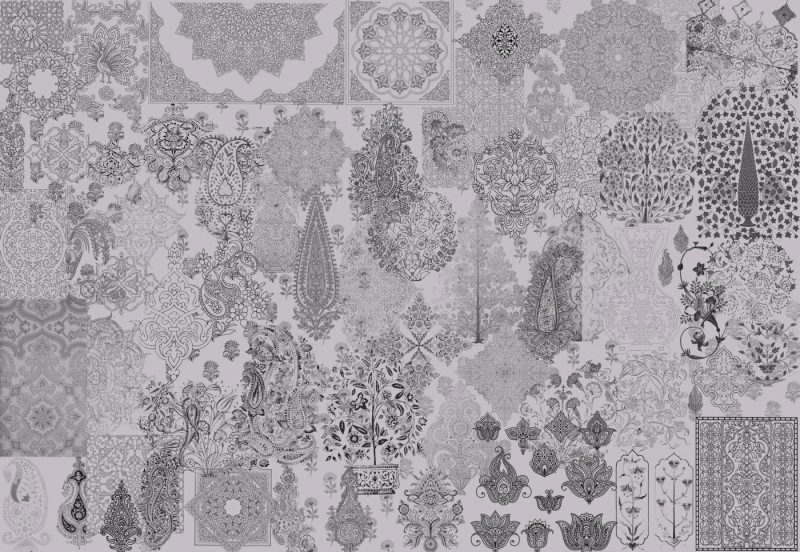 block prints grey