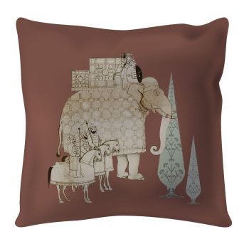 Cushion Elephant Brown