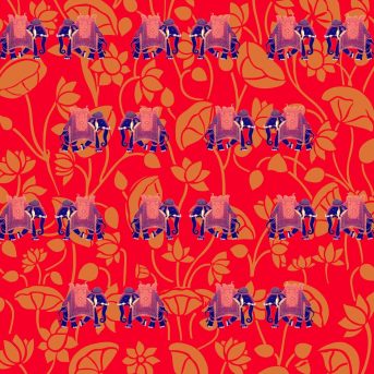 elephant red